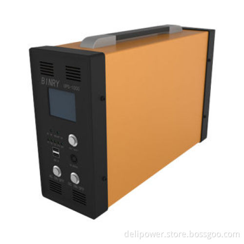 Multifunction portable UPS, AC pure-sine wave output 220V/100V